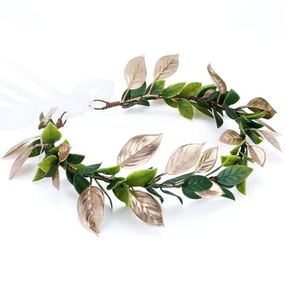 Fairy Woodland Crown Handmade Elf Headband Flower Circlet for Women Girls main image 6